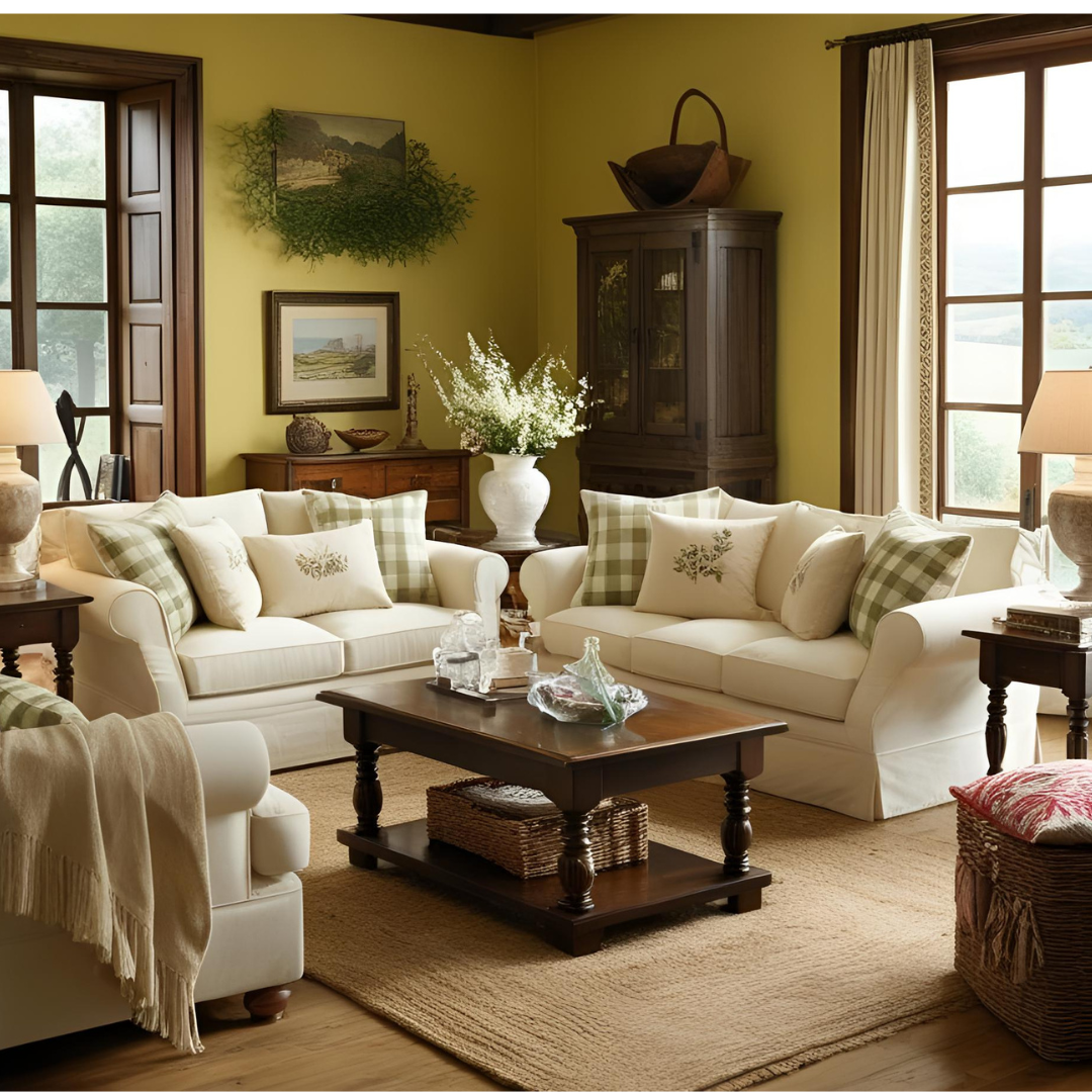 Landelijk interieurstijl voorbeeld